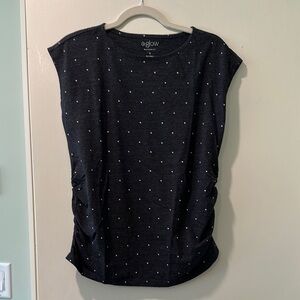 Maternity polka dot shirt. Size S.